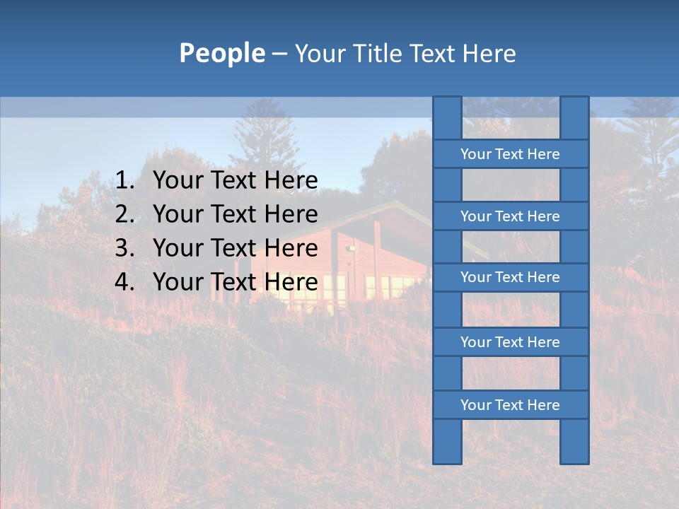 Horizon Peaceful Calm PowerPoint Template