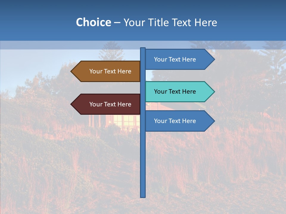 Horizon Peaceful Calm PowerPoint Template