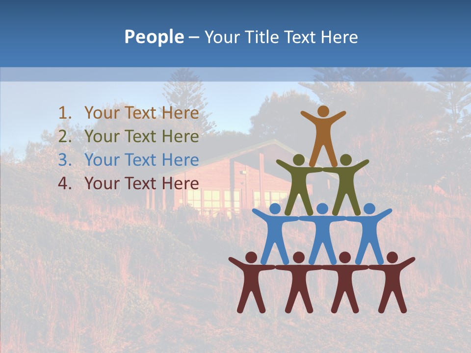 Horizon Peaceful Calm PowerPoint Template