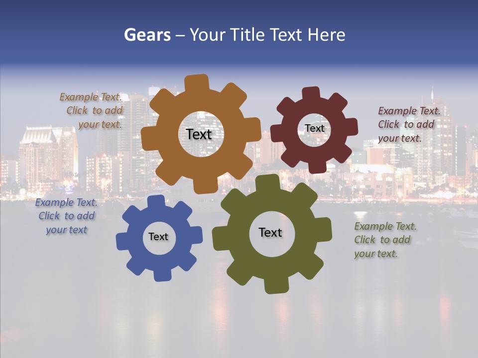 Boat Lights Sport PowerPoint Template