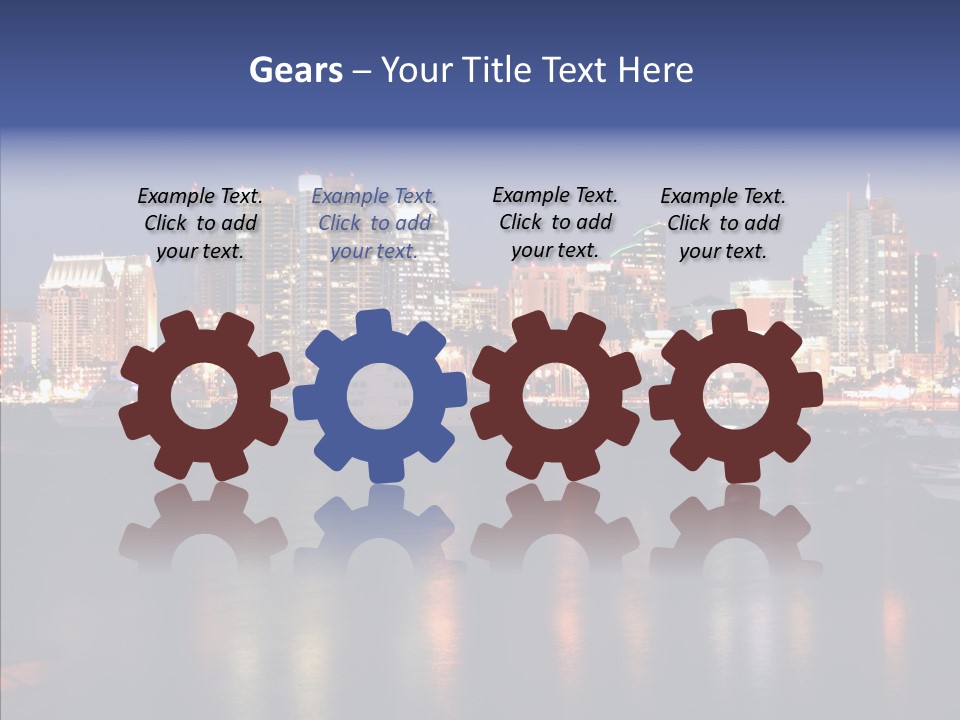 Boat Lights Sport PowerPoint Template