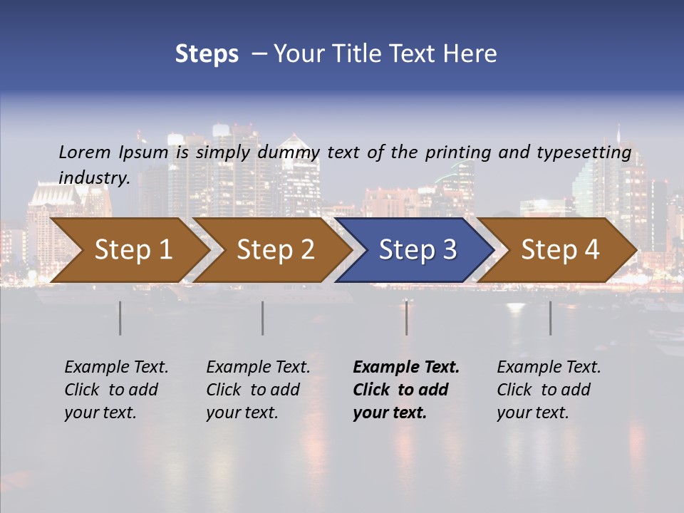 Boat Lights Sport PowerPoint Template