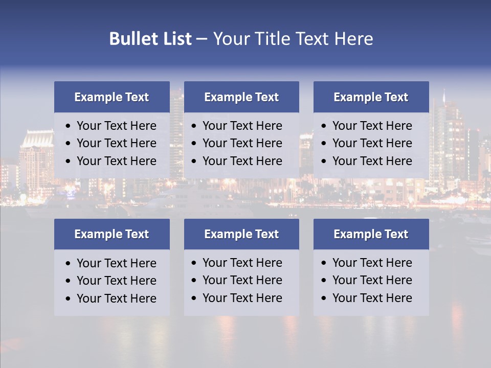 Boat Lights Sport PowerPoint Template