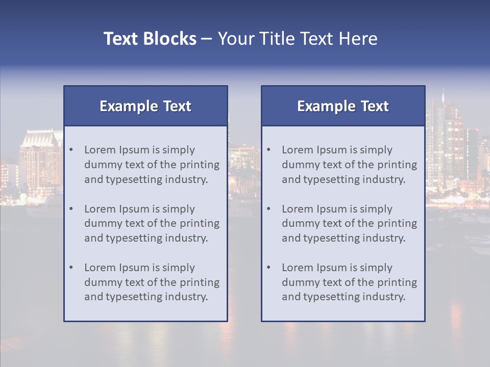 Boat Lights Sport PowerPoint Template