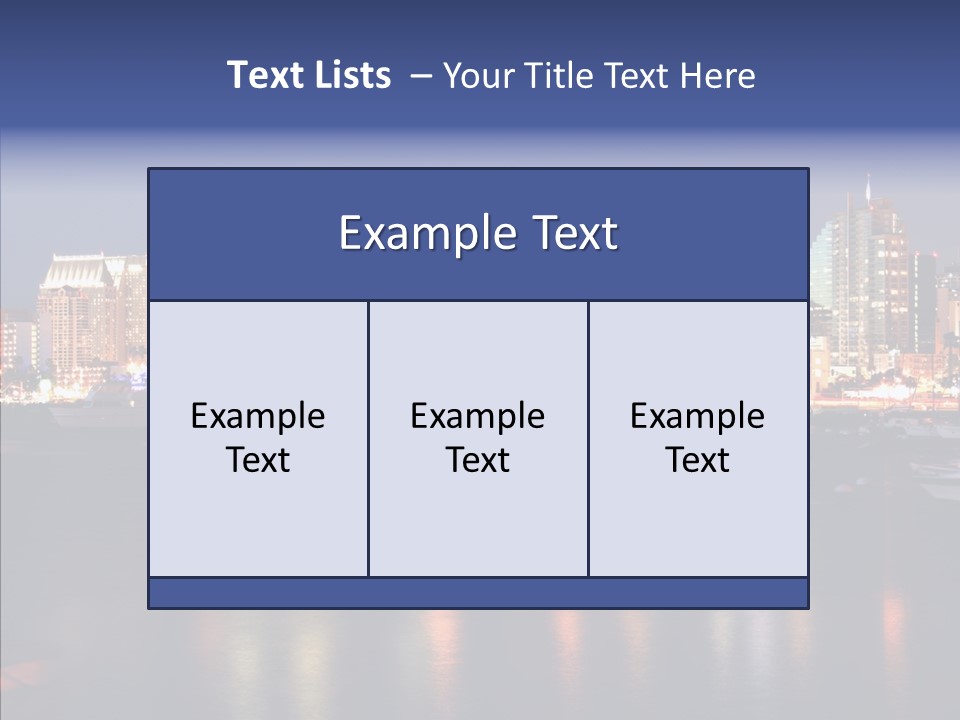 Boat Lights Sport PowerPoint Template