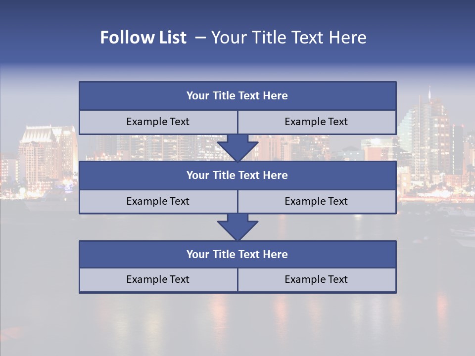 Boat Lights Sport PowerPoint Template