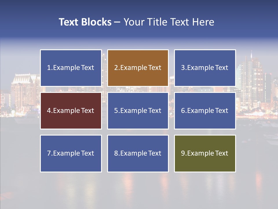 Boat Lights Sport PowerPoint Template