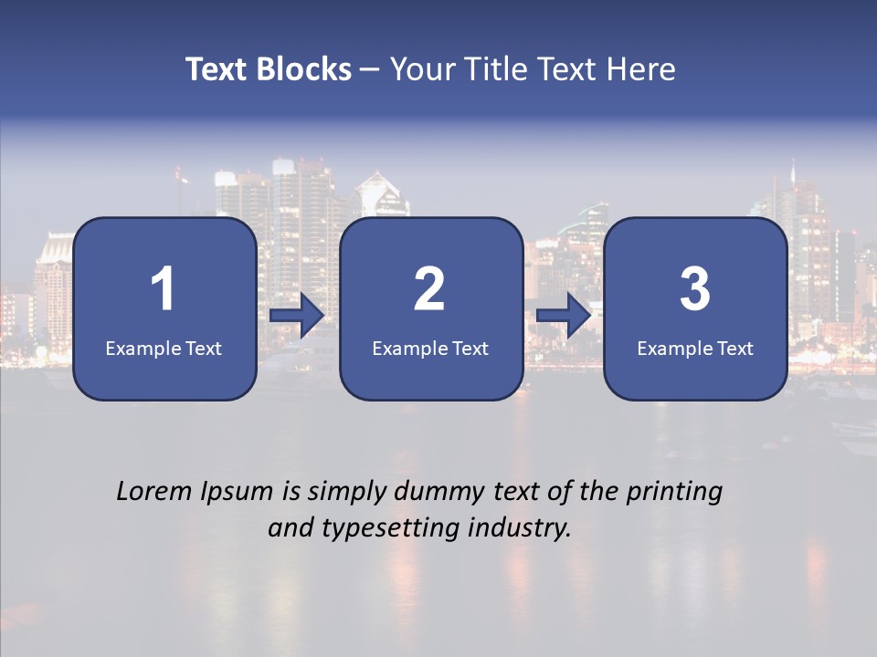 Boat Lights Sport PowerPoint Template