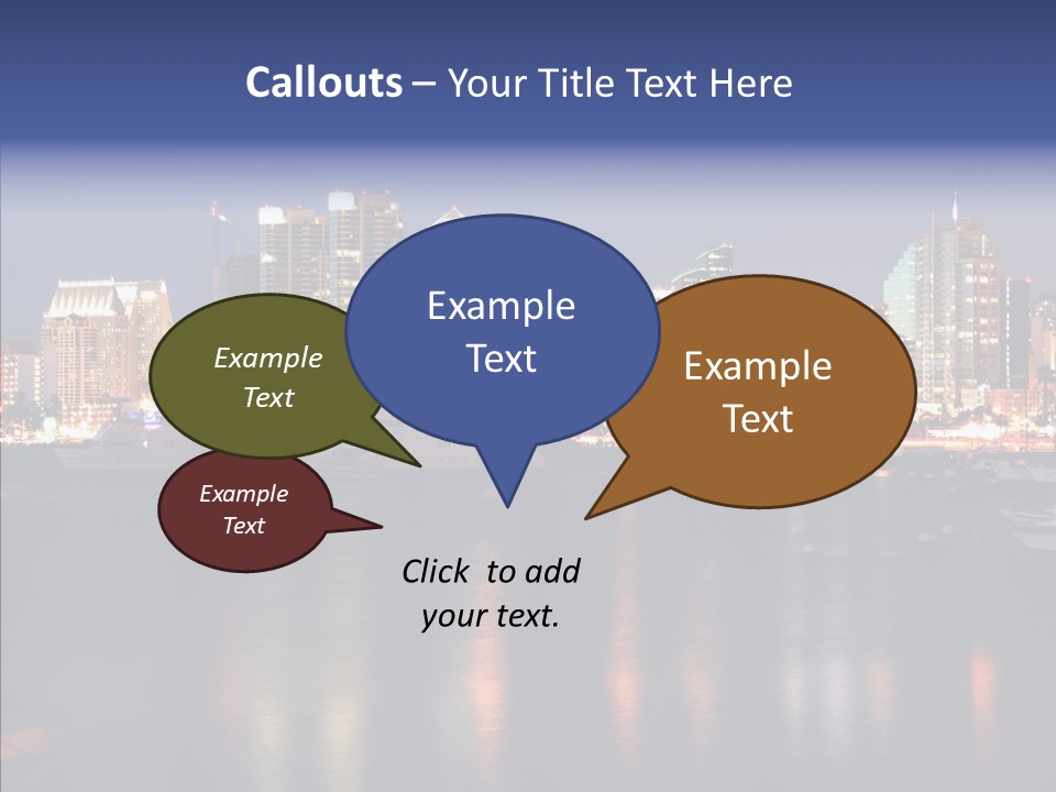 Boat Lights Sport PowerPoint Template