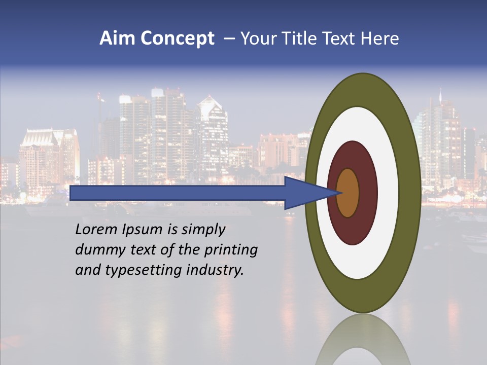 Boat Lights Sport PowerPoint Template