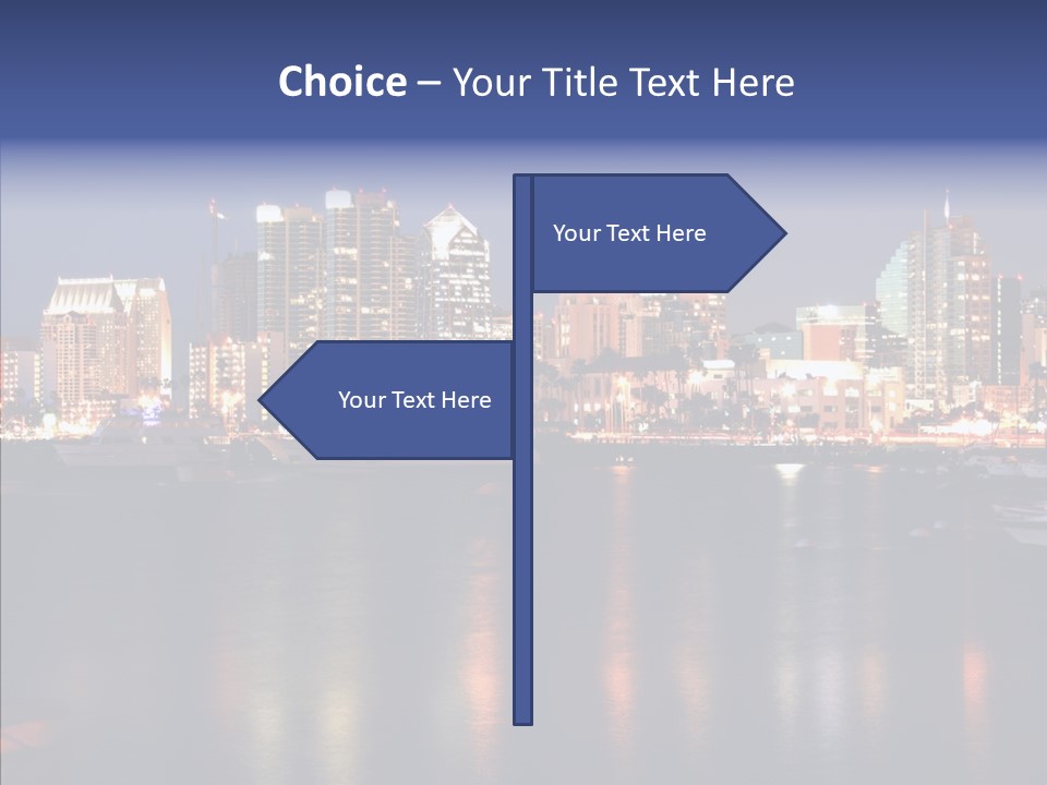 Boat Lights Sport PowerPoint Template