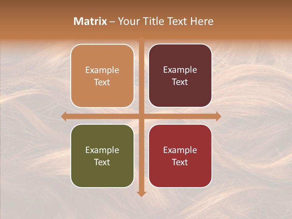 Hairstyle Woman Tangled PowerPoint Template