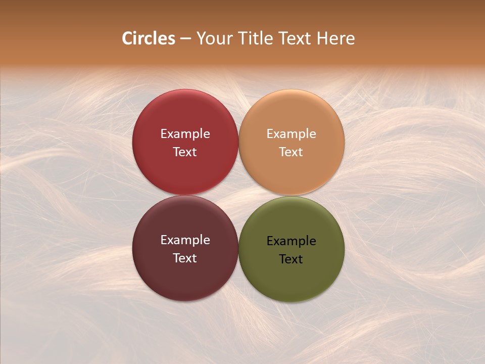 Hairstyle Woman Tangled PowerPoint Template