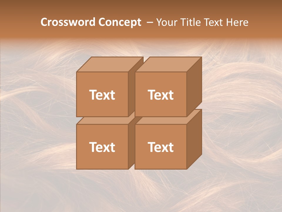 Hairstyle Woman Tangled PowerPoint Template