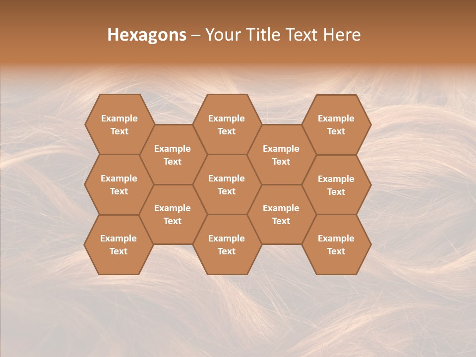 Hairstyle Woman Tangled PowerPoint Template