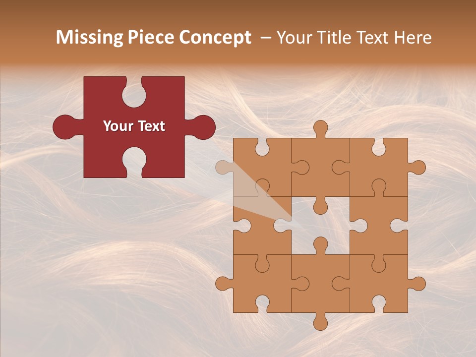 Hairstyle Woman Tangled PowerPoint Template