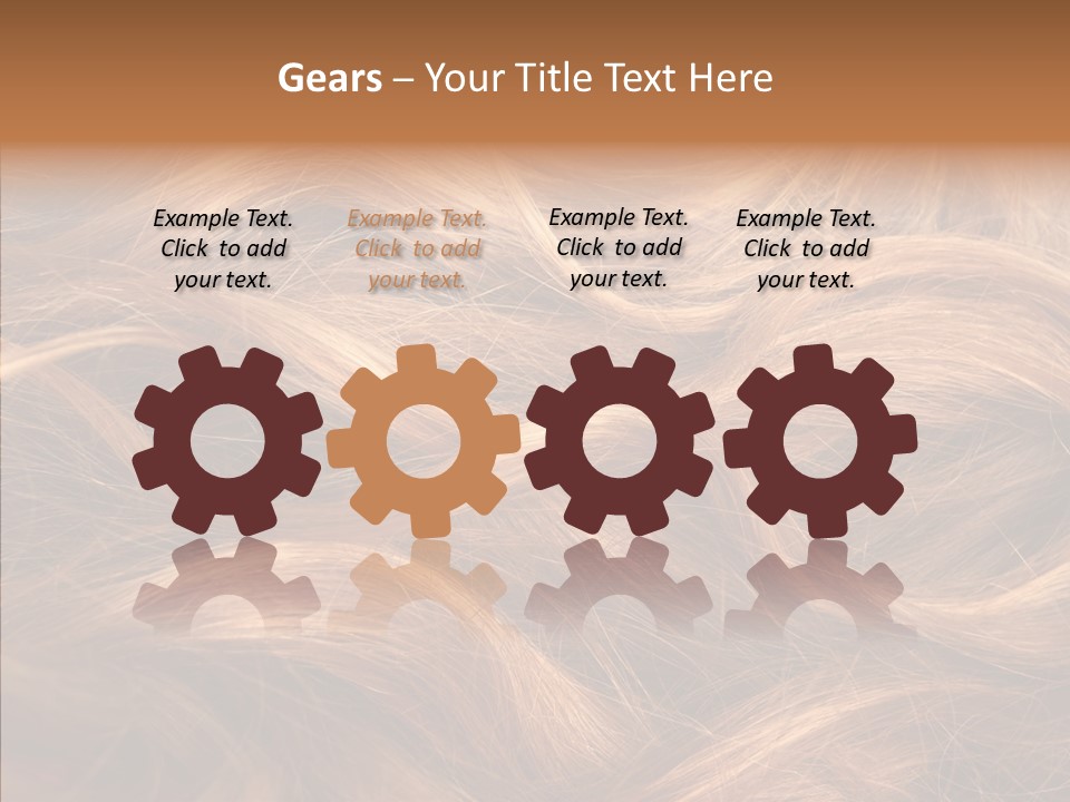 Hairstyle Woman Tangled PowerPoint Template