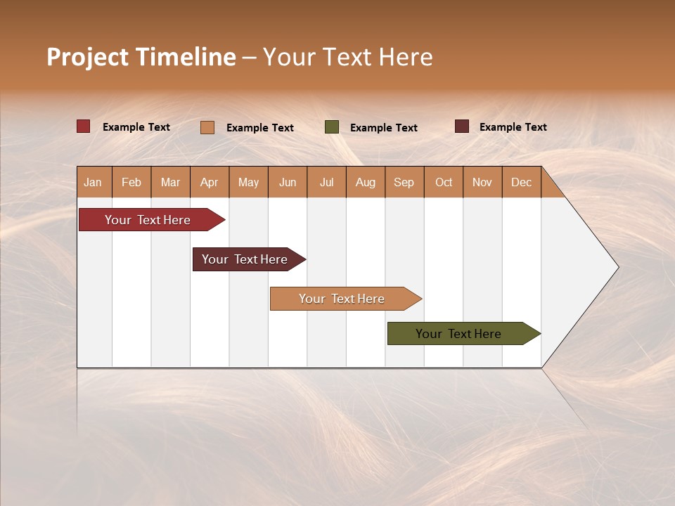 Hairstyle Woman Tangled PowerPoint Template
