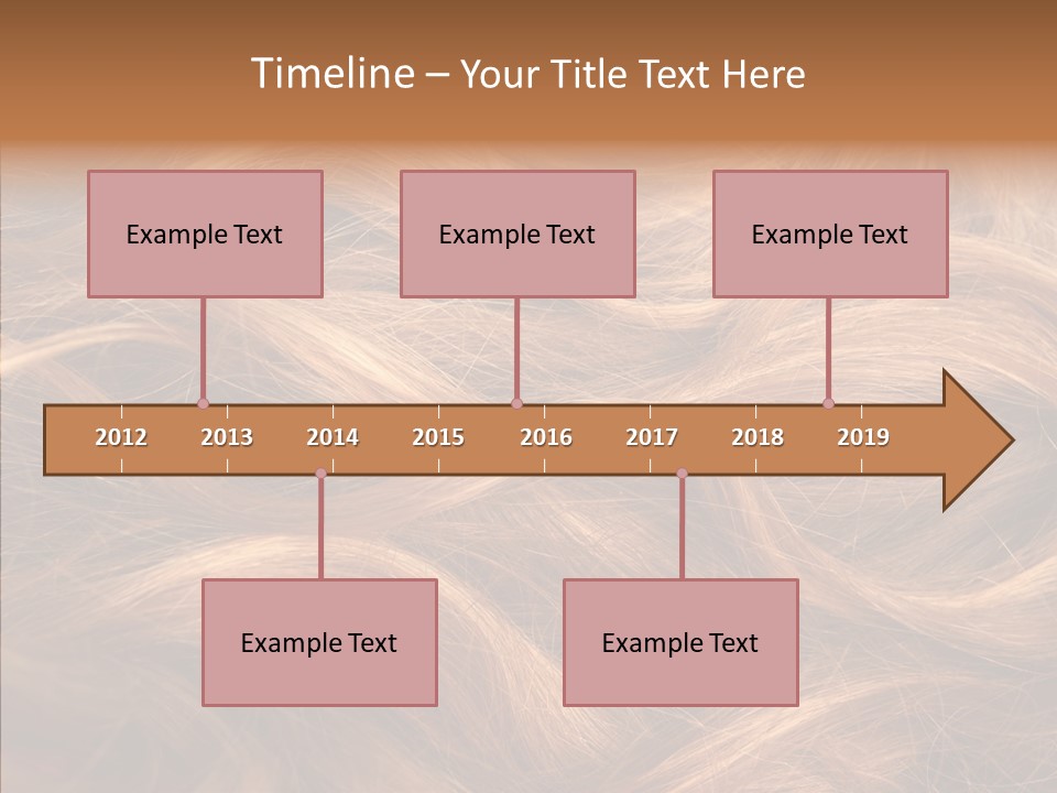 Hairstyle Woman Tangled PowerPoint Template