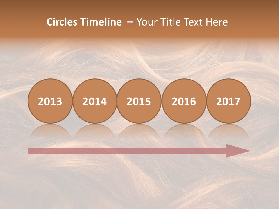 Hairstyle Woman Tangled PowerPoint Template