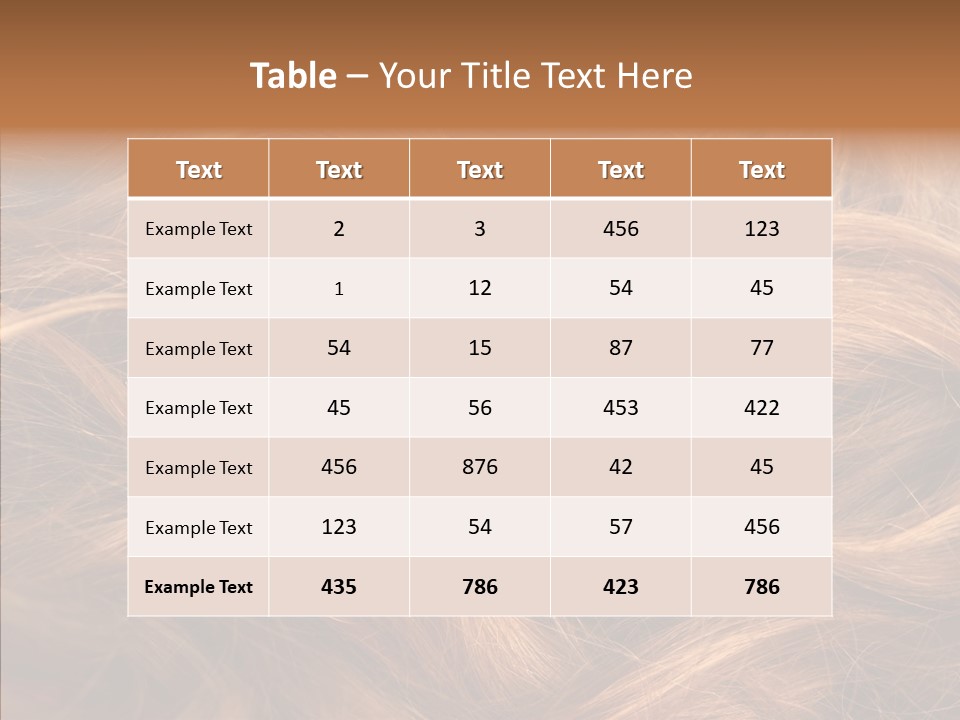 Hairstyle Woman Tangled PowerPoint Template