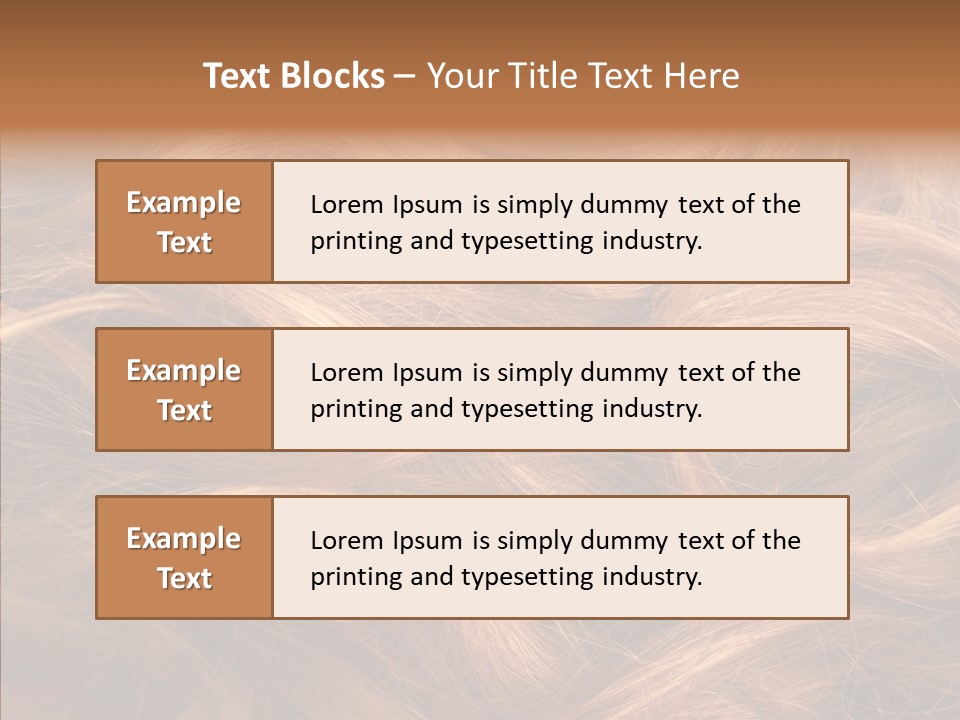 Hairstyle Woman Tangled PowerPoint Template