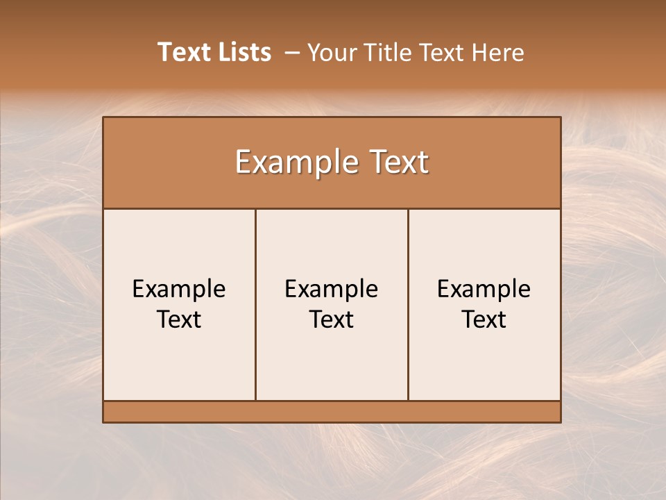 Hairstyle Woman Tangled PowerPoint Template