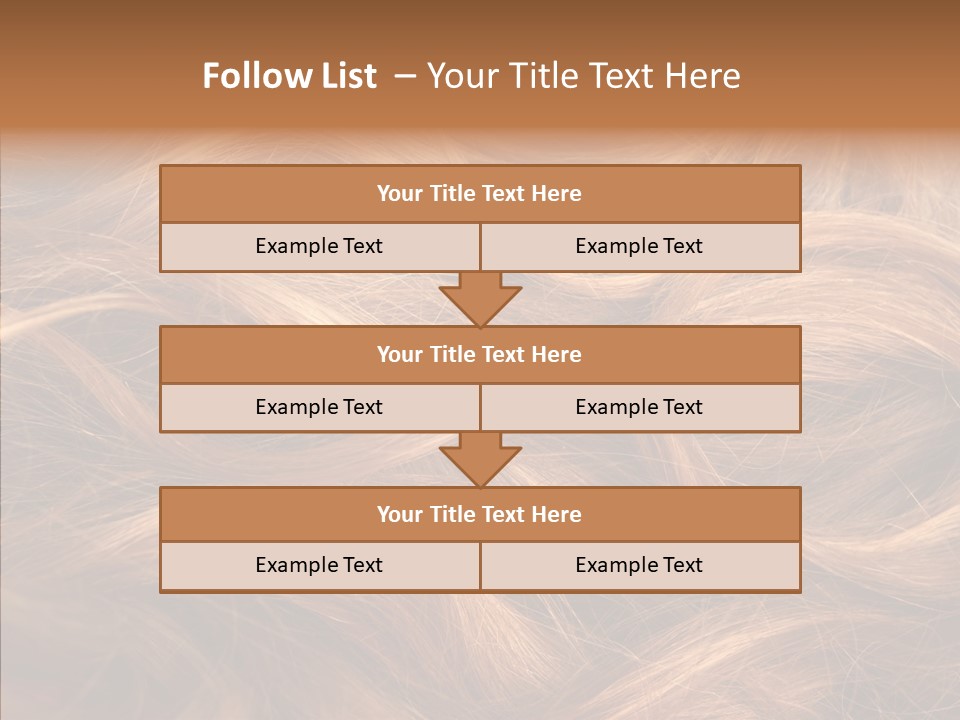 Hairstyle Woman Tangled PowerPoint Template