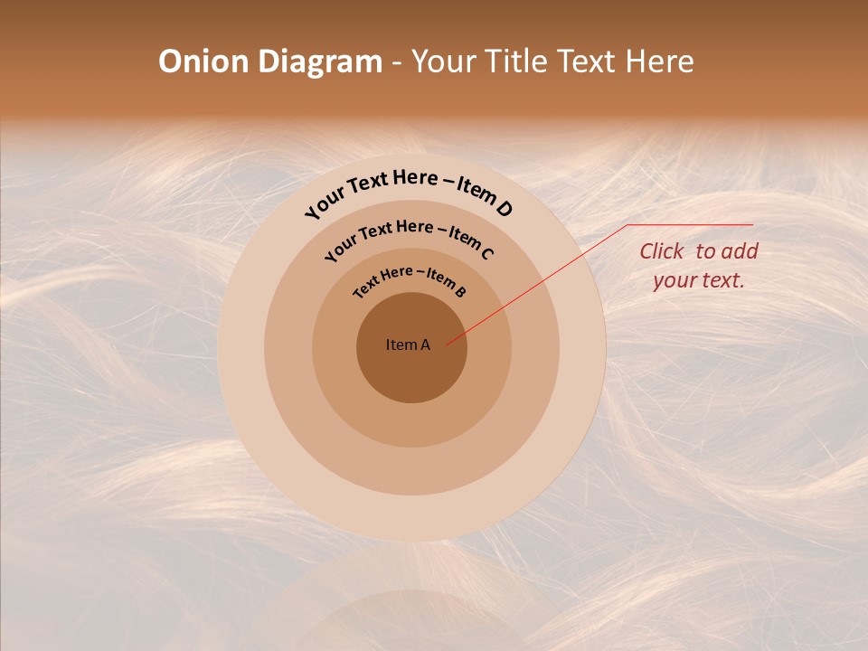 Hairstyle Woman Tangled PowerPoint Template