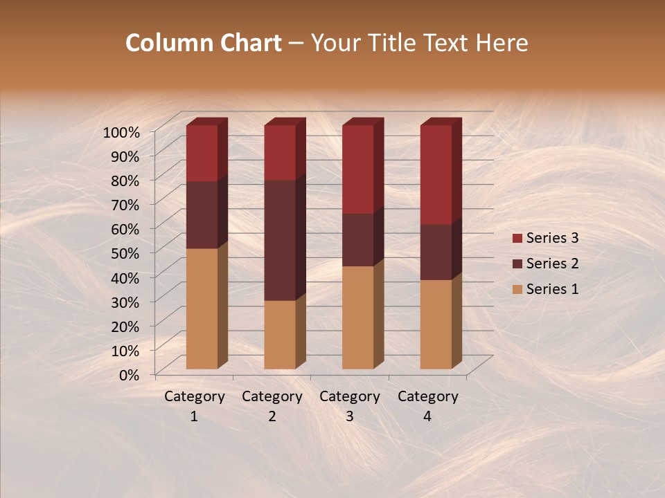 Hairstyle Woman Tangled PowerPoint Template