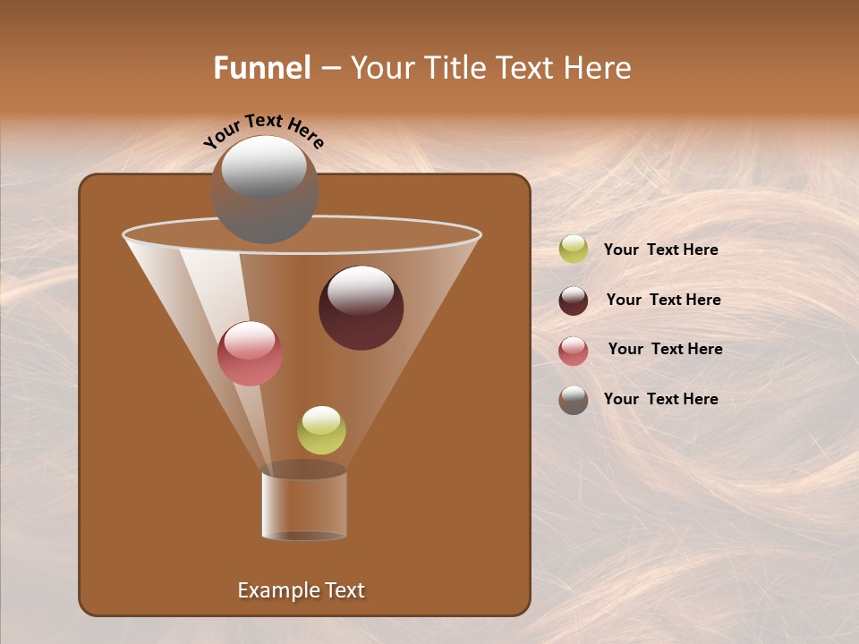 Hairstyle Woman Tangled PowerPoint Template