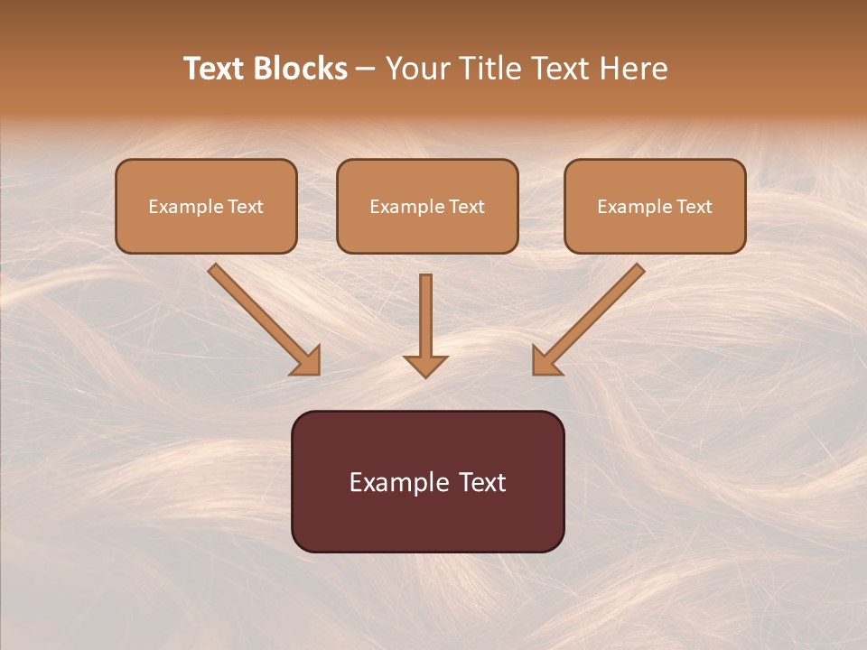 Hairstyle Woman Tangled PowerPoint Template