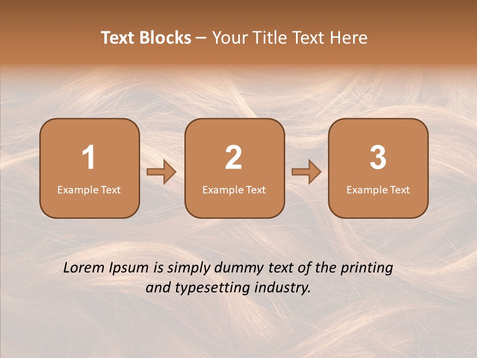 Hairstyle Woman Tangled PowerPoint Template