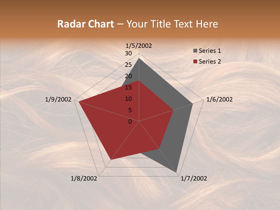 Hairstyle Woman Tangled PowerPoint Template