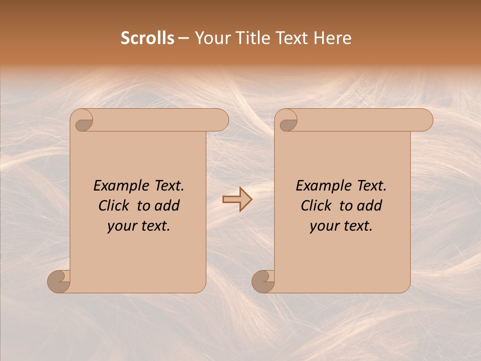 Hairstyle Woman Tangled PowerPoint Template