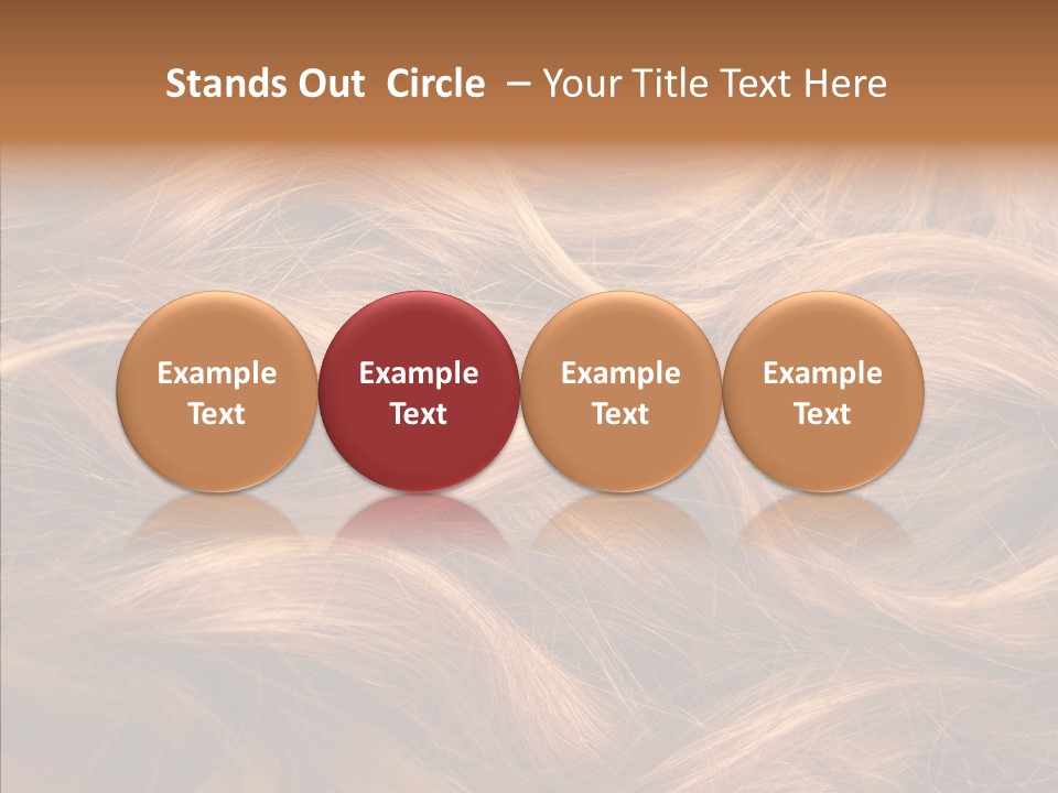 Hairstyle Woman Tangled PowerPoint Template