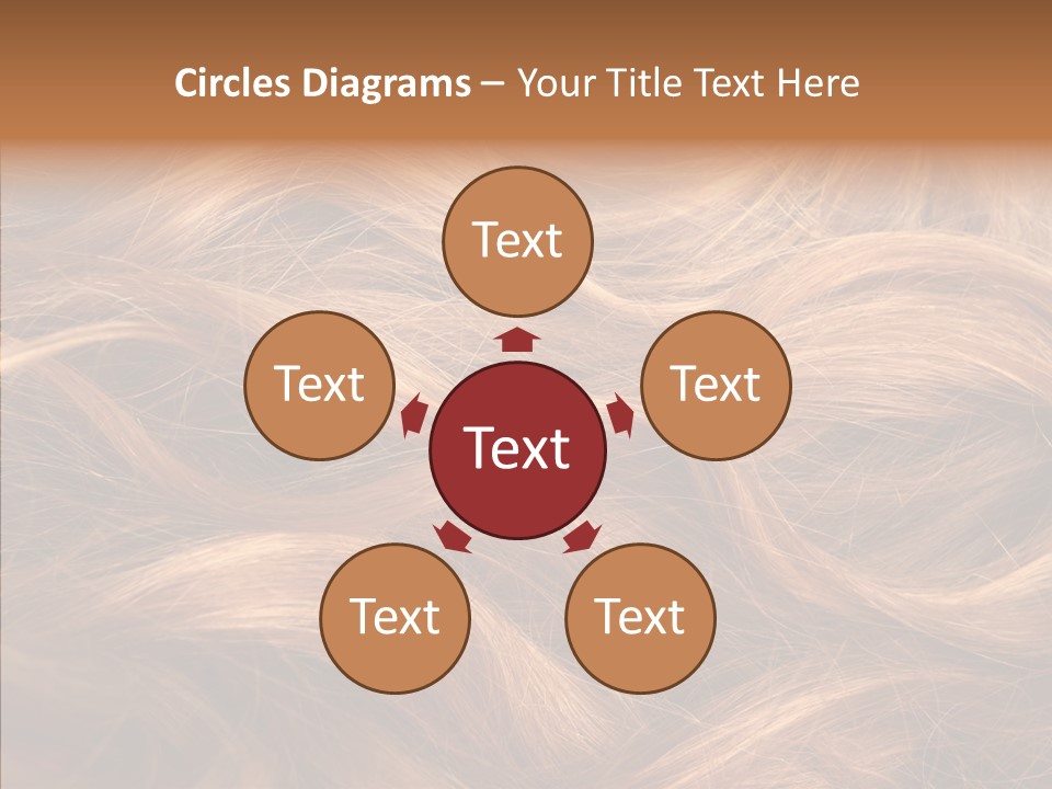 Hairstyle Woman Tangled PowerPoint Template