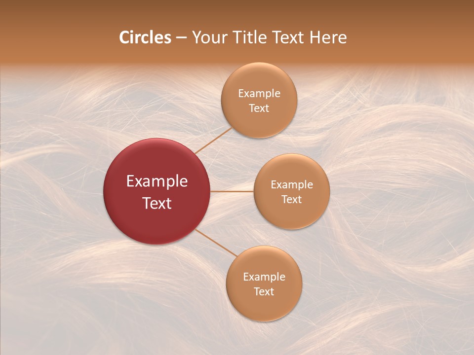 Hairstyle Woman Tangled PowerPoint Template