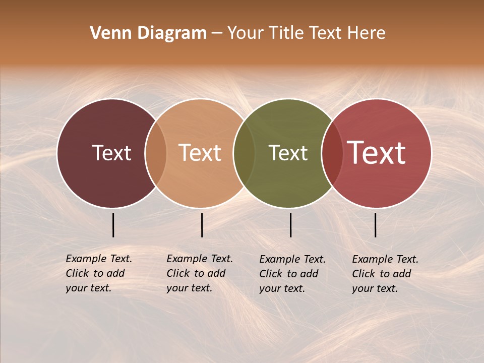 Hairstyle Woman Tangled PowerPoint Template