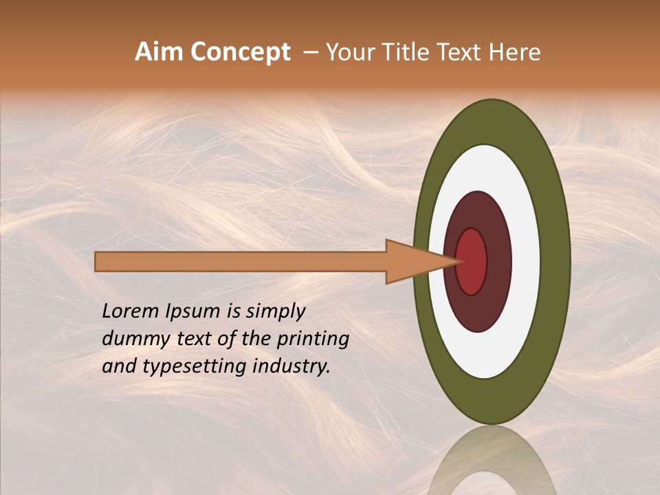 Hairstyle Woman Tangled PowerPoint Template