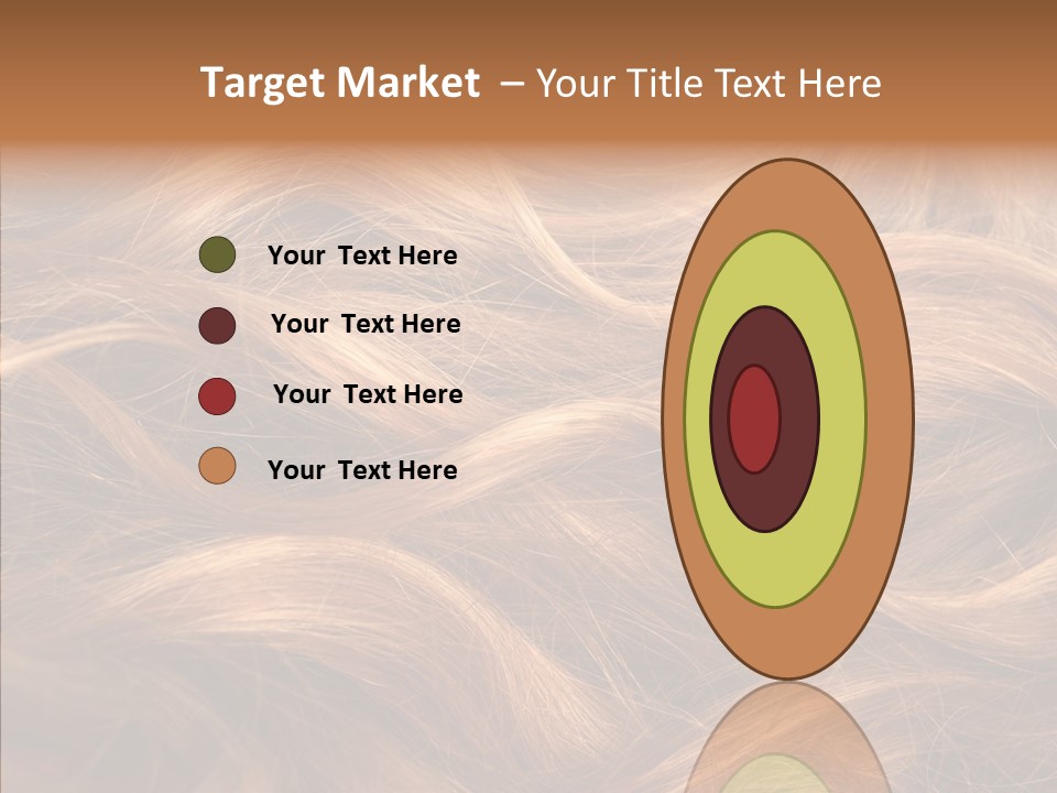 Hairstyle Woman Tangled PowerPoint Template