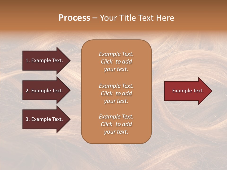 Hairstyle Woman Tangled PowerPoint Template