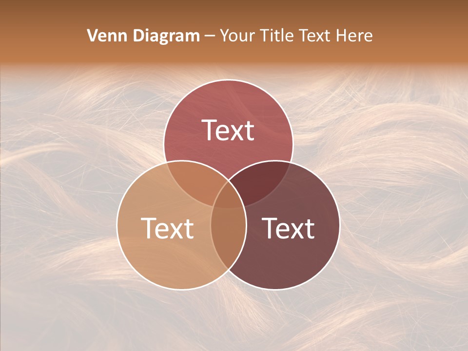 Hairstyle Woman Tangled PowerPoint Template