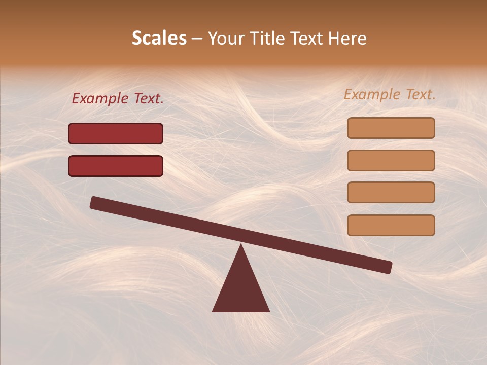 Hairstyle Woman Tangled PowerPoint Template