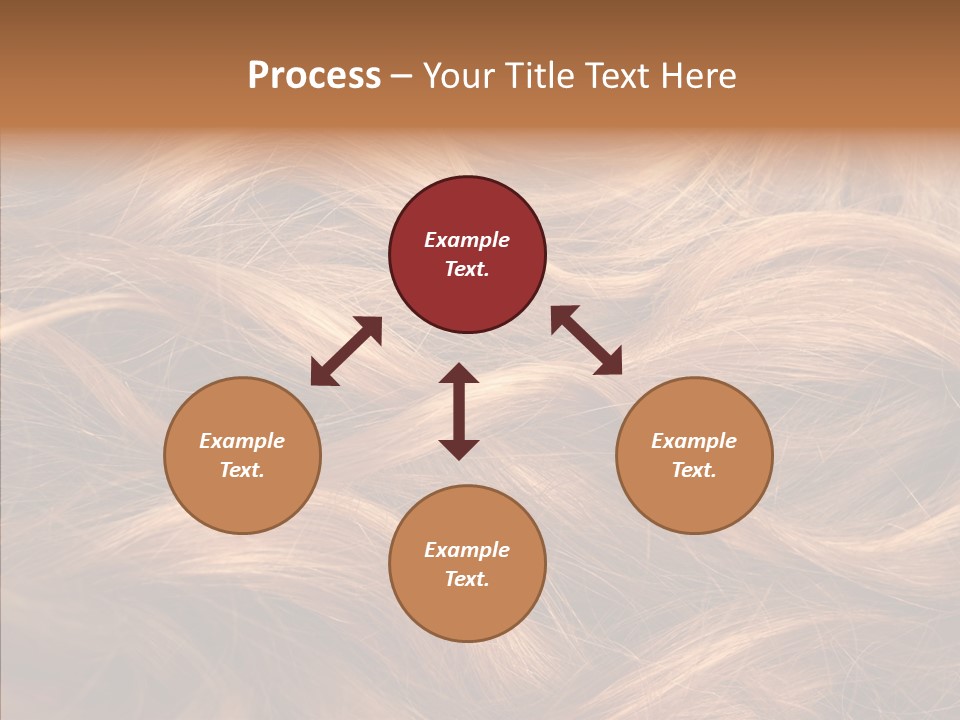 Hairstyle Woman Tangled PowerPoint Template