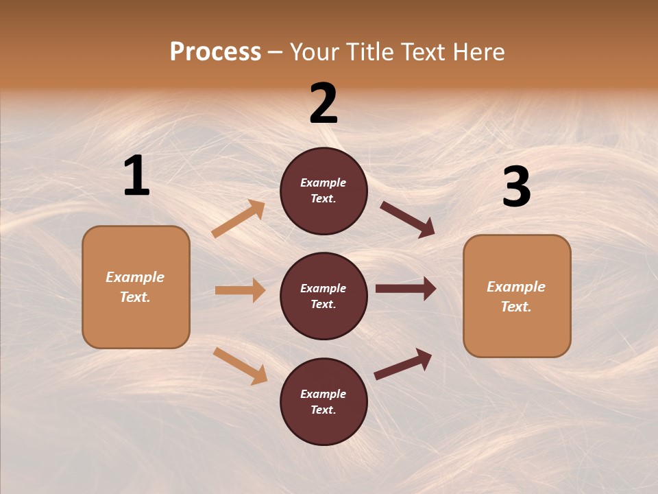 Hairstyle Woman Tangled PowerPoint Template