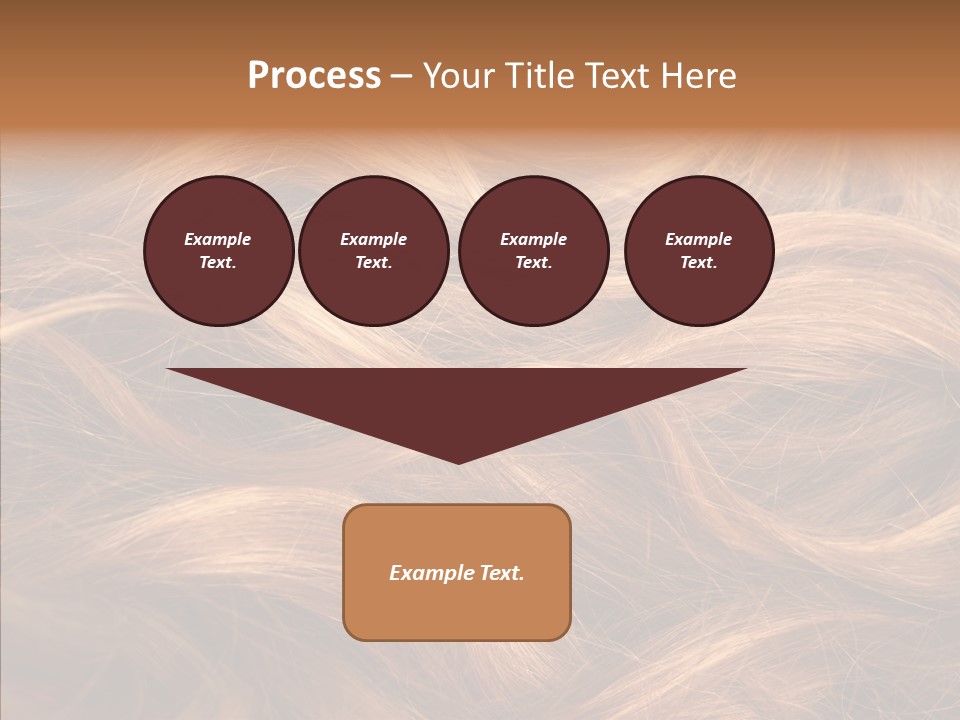 Hairstyle Woman Tangled PowerPoint Template
