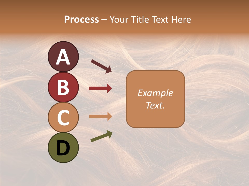 Hairstyle Woman Tangled PowerPoint Template