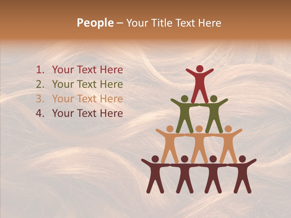 Hairstyle Woman Tangled PowerPoint Template