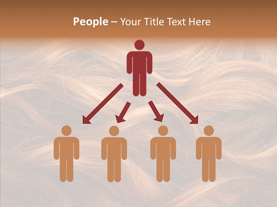 Hairstyle Woman Tangled PowerPoint Template